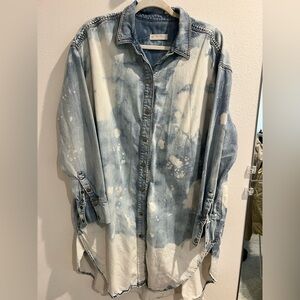 We The Free Denim Shirt Dress